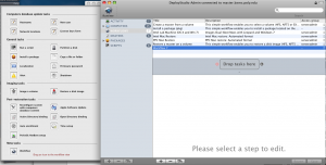 DS workflows Screenshot showing how to create a new workflor