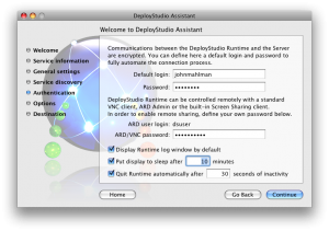 DS Server setting screenshot showing more settings